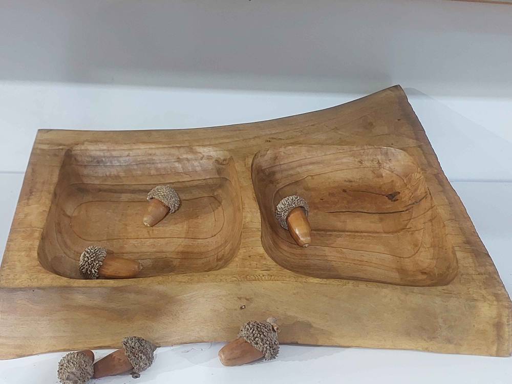 اردو خوری با چوب گردو دست ساز